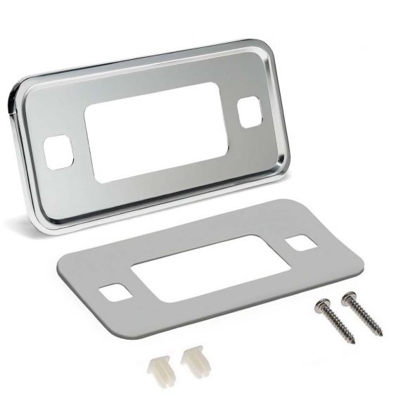 Side Marker Bezels with Gaskets | OE Type Aluminum, Set of 4 | 1970-77 Ford Bronco